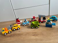 9 Fahrzeuge Lego Duplo Feuerwehr Hubschrauber Abschleppwagen Nordrhein-Westfalen - Minden Vorschau