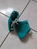 Baby-Socken, 14cm Länge, gehäkelt Thüringen - Erfurt Vorschau