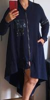 Raw Denim Boutique asymmetrische Jacke Gr xl, dunkelblau Berlin - Neukölln Vorschau