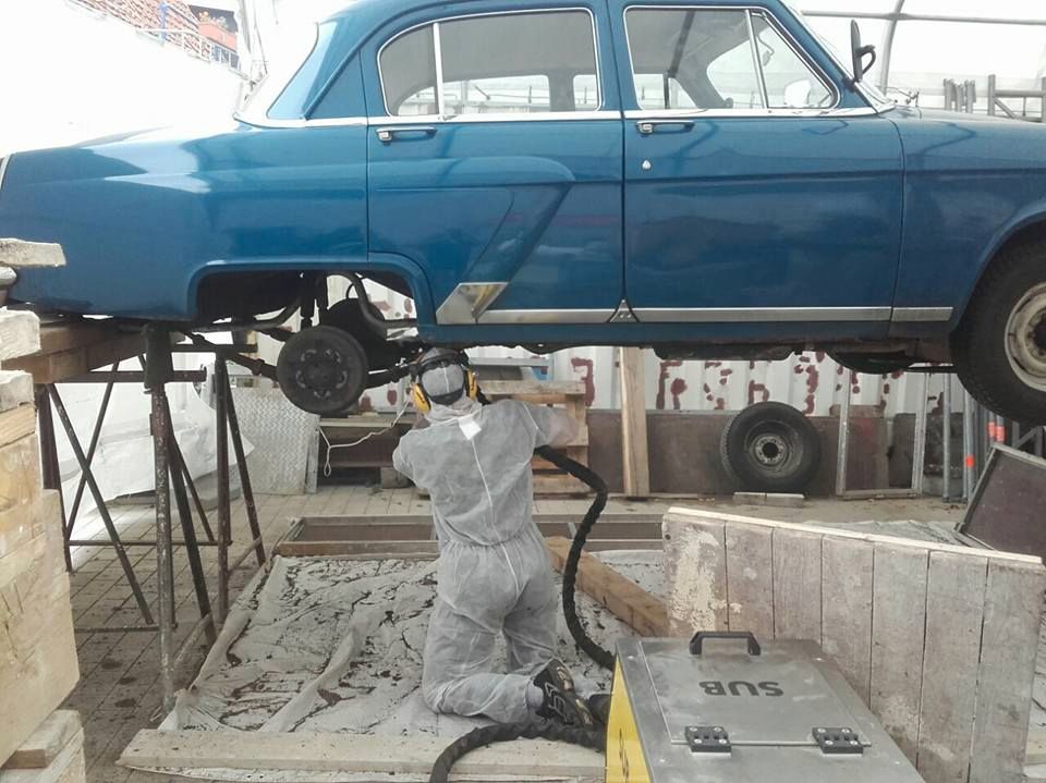 Oldtimerrestauration,Sandstrahlen,Trockeneisstrahlen in Celle