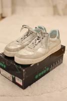 Diadora B. Elite '84 Italia Sneaker Silber Grün 42 Bayern - Kiefersfelden Vorschau