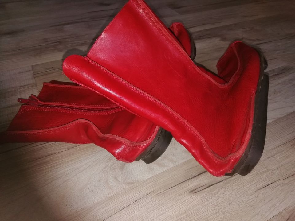Stiefel Damenstiefel Mädchenstiefel Schuhe rot in Erfurt