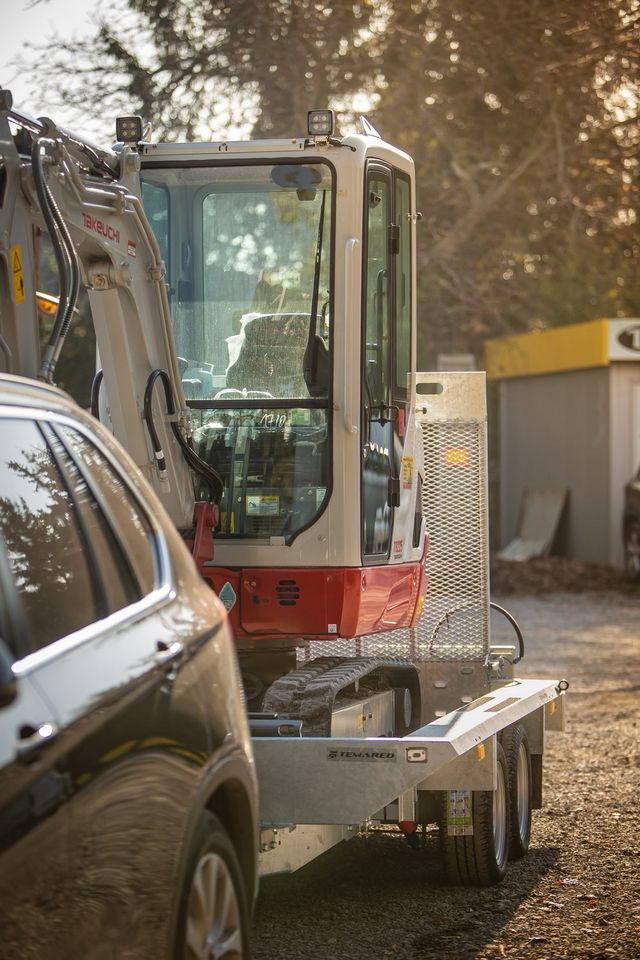 Temared BUILDER-3 4018/3 S 3,5TMaschinentransporter Tieflader in Bischweier