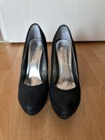 Pumps Glitzer High Heels schwarz 38 Plateau Nordrhein-Westfalen - Hennef (Sieg) Vorschau