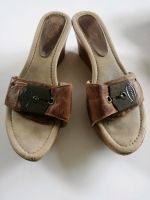 Scholl Plateau Holz Clogs Keilabsatz Slides Gr. 39 (40) Bayern - Stephanskirchen Vorschau