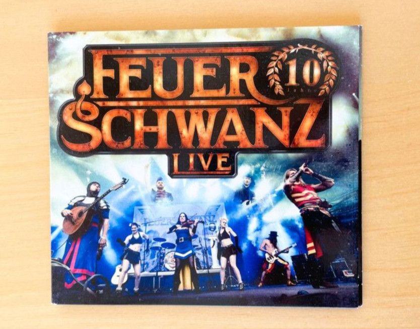 CD FEUERSCHWANZ - 10 JAHRE - LIVE ( MITTELALTER ROCK 16 SONGS ) in Korntal-Münchingen