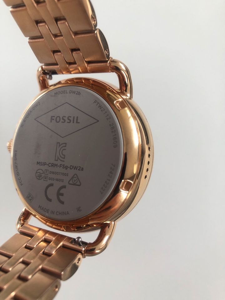 Fossil Q Wander Armbanduhr Herren Gold Android Wear (Wie Neu) in Ravensburg