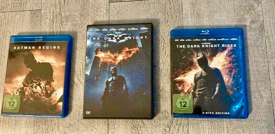Batman The Dark Knight Film (Triologie 1-3) Film Blu-Ray bzw. DVD in Oderwitz