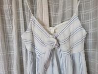 H&M: Sommer-Strand-Kleid-Hängerchen-XS/S-weiss-blau-TOP Baden-Württemberg - Mannheim Vorschau