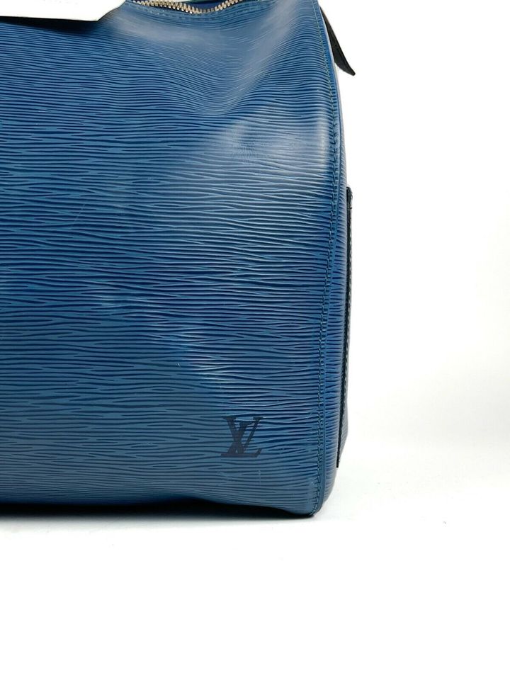 LOUIS VUITTON Reisetasche KEEPALL 50 EPI TOLEDO Bleu Blau Tasche in Hamburg