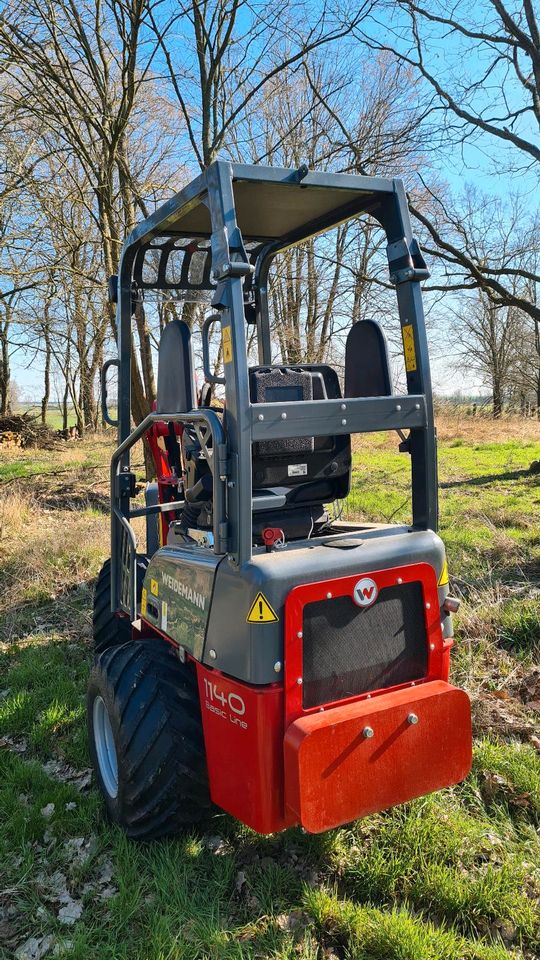 Weidemann Hoftrac 1140 nur 40Bh viele Extras inkl. Wegfahrsperre in Dahme/Mark