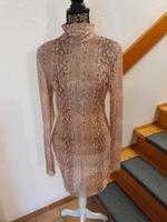 Sexy Mesh Kleid Beige Schlange Neu Nordrhein-Westfalen - Neuss Vorschau