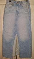 Jeansrock lang mit schlitz gr 34 neu Thüringen - Erfurt Vorschau