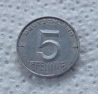 5 Pfennigmünze Deutschland DDR 1952 Prägestätte A Leipzig - Mölkau Vorschau