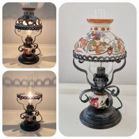 alte Tischlampe Keramiklampe Gusseisen Landhausstil * VINTAGE Hessen - Groß-Bieberau Vorschau