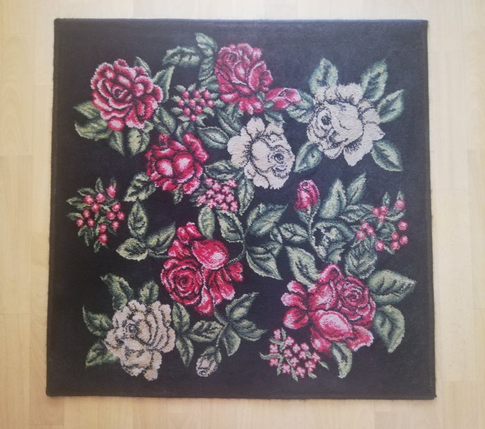 IKEA RYSSBY 2014 | Teppich | quadratisch 80x80 cm Retro Rose in Mülheim (Ruhr)