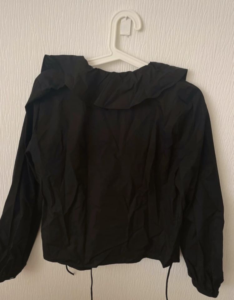 Mango Bluse schwarz 36/ S zum zubinden in Leverkusen