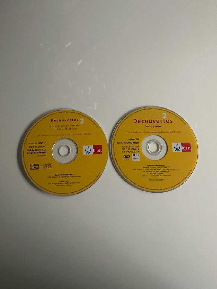 Découvertes 2 CD und DVD Série jaune Französisch in Willich