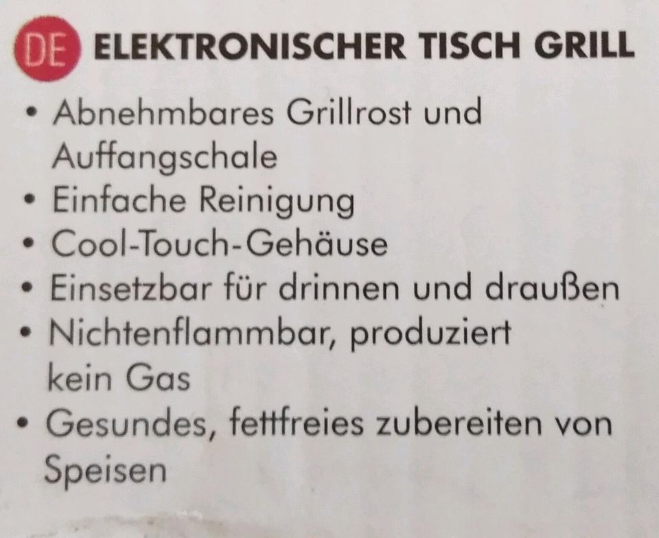 Elektronischer Tisch Grill in Hückelhoven