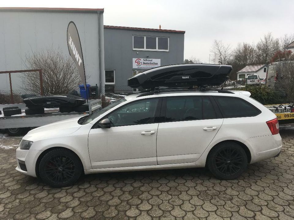 SKODA Octavia RS Combi THULE Dachbox mit Dachträger NEU KAUFEN in Estenfeld