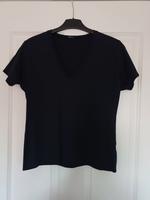 Shirt T-Shirt Oberteil Damen Zero Gr. 42 schwarz V-Ausschnitt Niedersachsen - Eicklingen Vorschau
