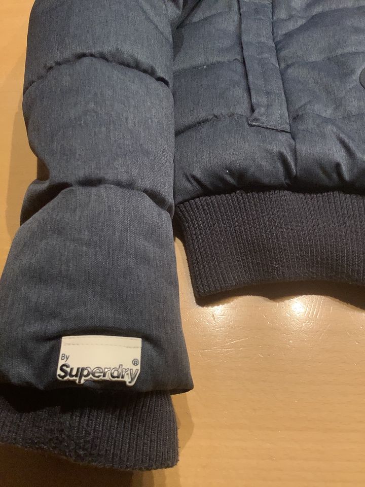 SuperDry Winter Jacke grau S in Türkheim