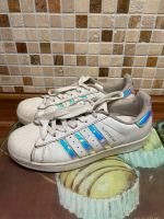 Adidas Superstar Sneaker Weiß Holo Gr. 36 2/3 Leder Schleswig-Holstein - Neumünster Vorschau