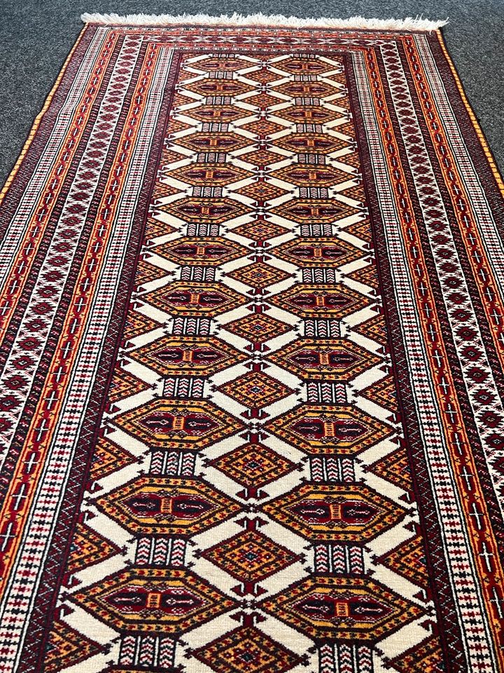 Wunderschöner Orientteppich Beige Boho Wolle Geometrisch 157x90 in Hamburg