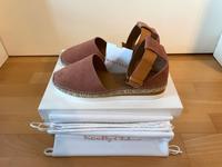 Chloé Chloe Espadrilles Ballerinas Sandalen Leder Rosa Pink 39 München - Hadern Vorschau