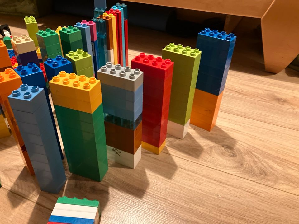 2 Kisten Lego Duplo Konvolut ca 400 Steine etc in Zweenfurth