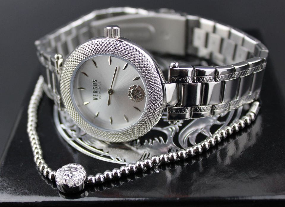 Versus Versace Uhr Damen Armbanduhr Set mit Armband silber NEU in Duisburg