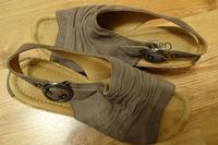 Sandalen Leder Gr. 41 (7) von Gabor // Lederfußbett Sachsen - Meißen Vorschau