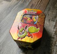 Pokemon TIN Box deutsch Flamara Edition mit 130 Karten! Neuwertig Baden-Württemberg - Burgrieden Vorschau