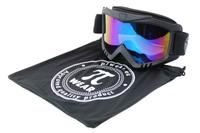 PiWear Motorrad Crossbrille MX Muddy BM, schwarz mit Rainbow Glas Sachsen-Anhalt - Halle Vorschau