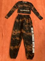 TALLY WEIJL Batik Sweathose Langarm Shirt Braun Gr.S Sachsen - Markneukirchen Vorschau