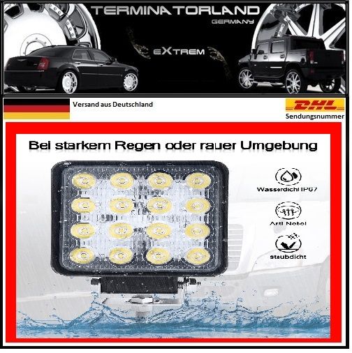 ✅ HUMMER H2 LED Dachstrahler Dachträger Dachleuchten Dachlampen in Vlotho