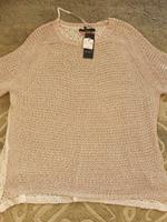 OUI/ Strickpullover/vorne Strick/hinten Spitze/neu/ mit Etiketten Düsseldorf - Eller Vorschau