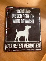 Blechschild Hund - Betreten verboten Freiburg im Breisgau - Altstadt Vorschau