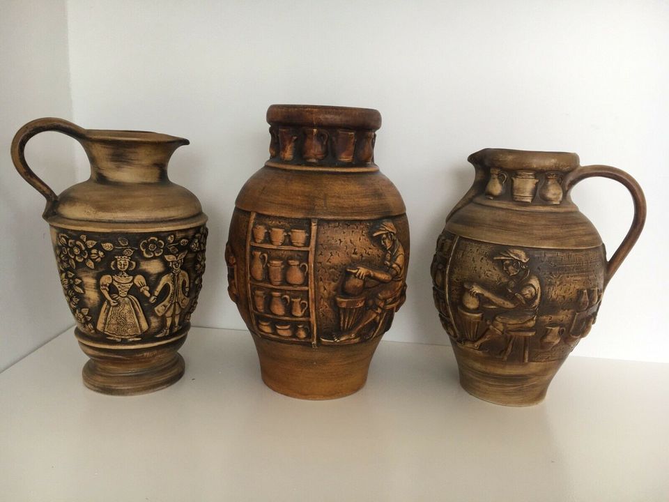 3x große Bodenvase/ W. Germany, Vasen Set/ antik, Vintage,braun in  Rheinland-Pfalz - Bendorf | eBay Kleinanzeigen ist jetzt Kleinanzeigen