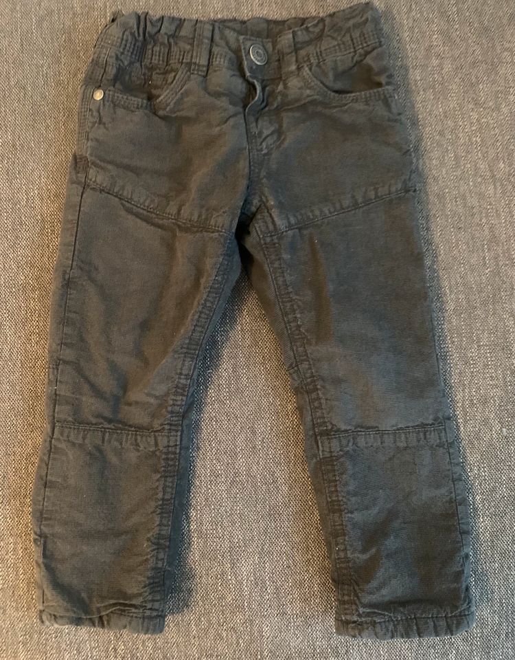 C&A gefütterte Hose Gr. 92 Fleece Thermohose regulierbarer Bund in Berlin