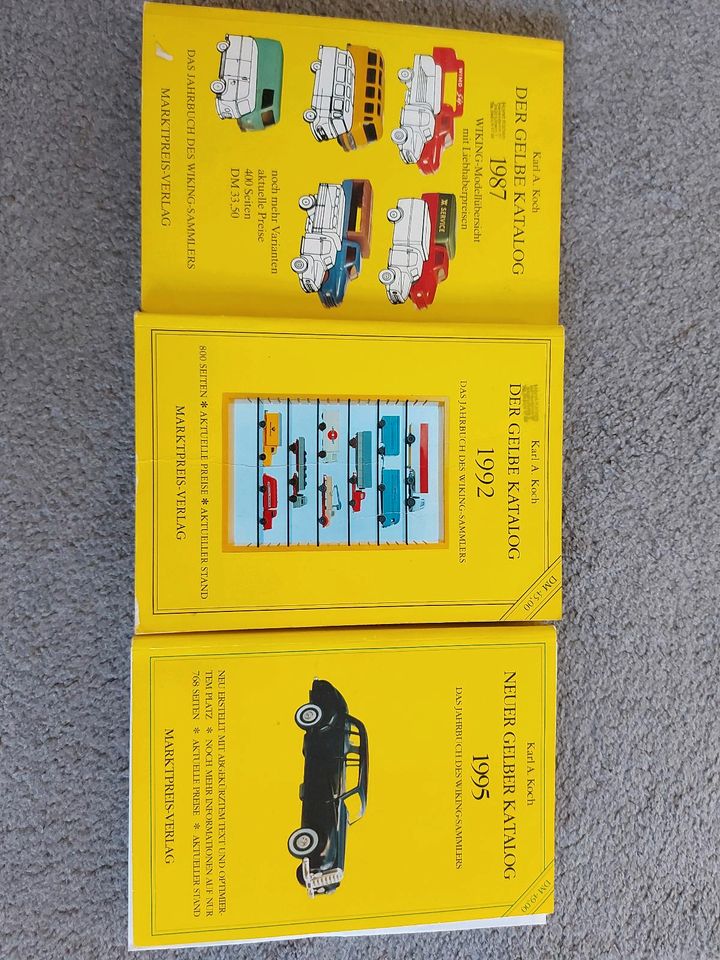 Der gelbe Katalog Wiking Karl A. Koch Jahre 1987, 1992, 1995 in Stockelsdorf
