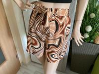 Amisu kurze Hose Sommer Shorts Gr: 42 braun weiß gemustert Thüringen - Camburg Vorschau