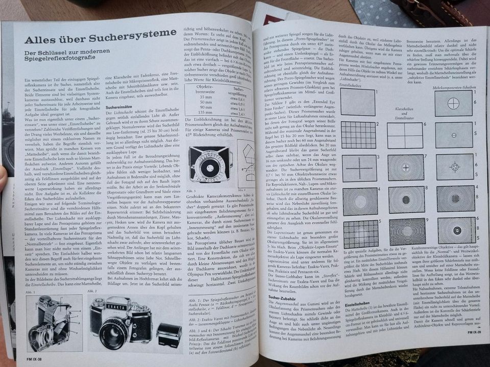 Analoge Kameras, Fotozeitschrift F.Magazin, Leica, Rollei in Mittenaar