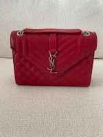 FULLSET YSL Saint Laurent Tasche Envelope Medium rot Leder Bag Saarbrücken-Halberg - Güdingen Vorschau