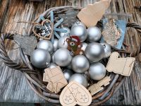 24 Christbaum-Kugeln ⭐️ silber + Weihnachtsbaum-Anhänger yvj Hessen - Hanau Vorschau