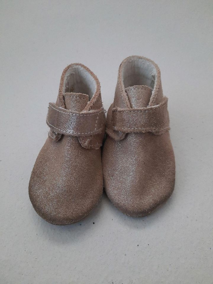 Baby Schuhe, Leder/Fell, Glitzer, Größe 19/20 in Würzburg