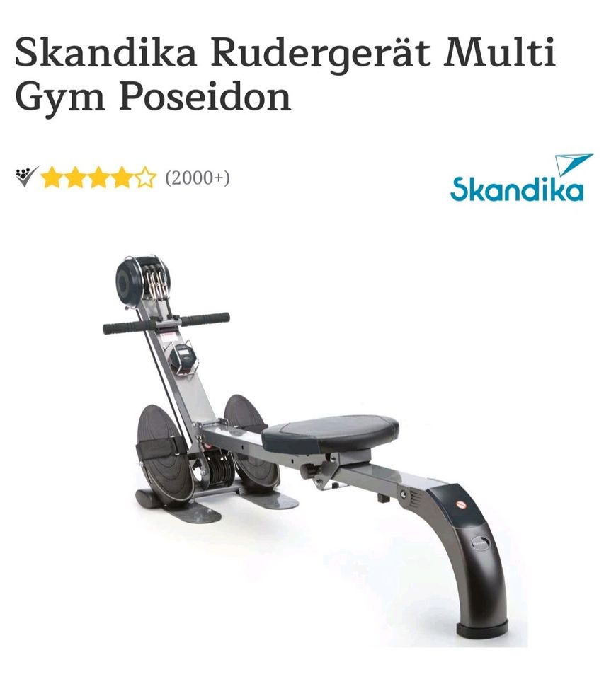 Rudergerät Skandika multi Gym Poseidon in Ludwigshafen