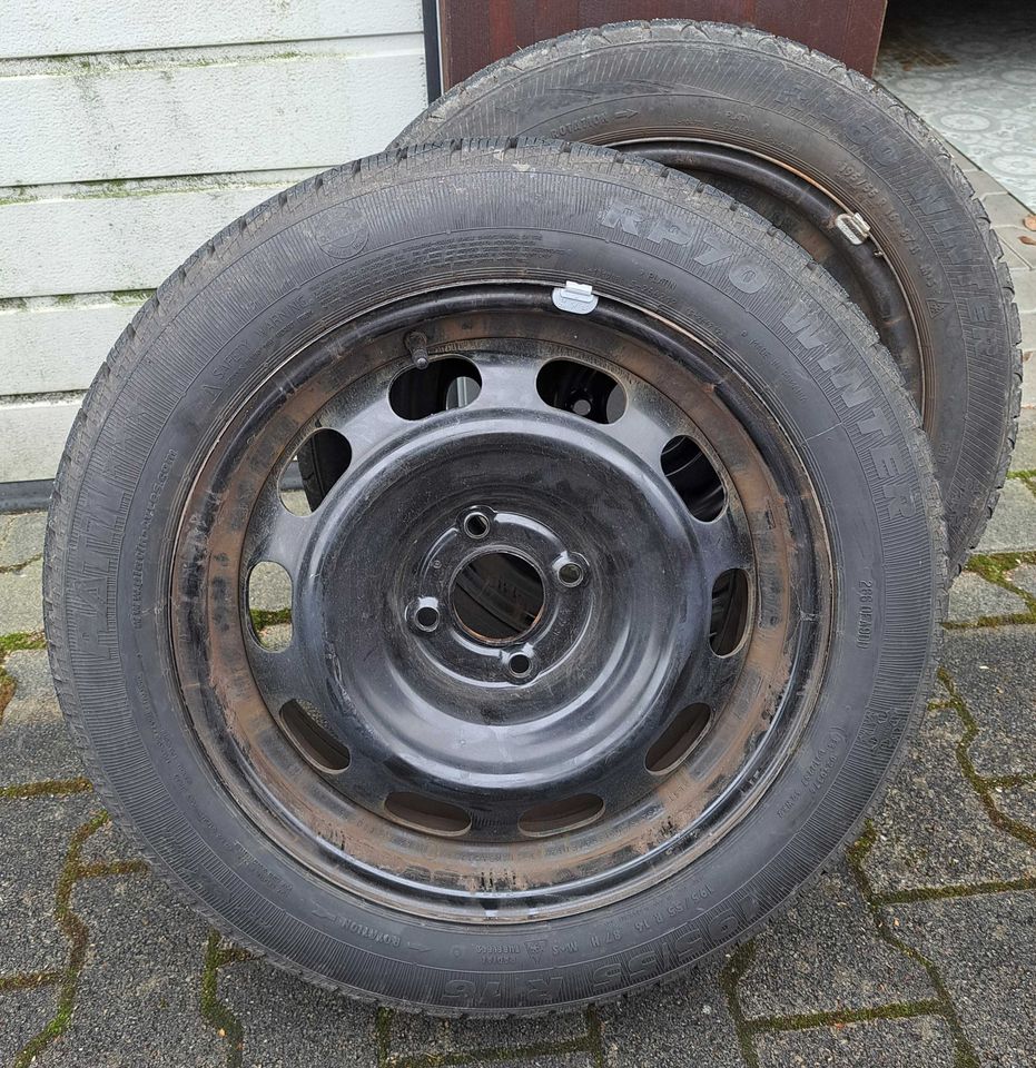 4 Winterreifen auf Stahlfelge für Opel Corsa F 195/55 R16 in Dortmund