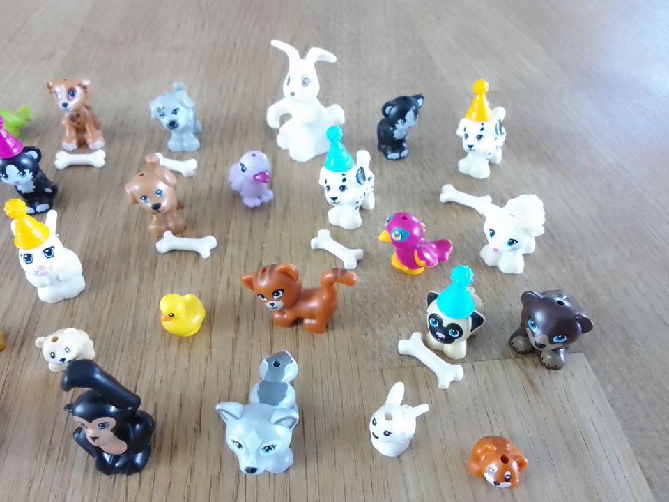 Verkaufe Lego Friends Tiere Delphin Hund Katze Affe Bär Vogel in Fehmarn