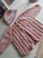 Babyjäckchen Baby Jacke rosa Handarbeit 3-6 Monate Baby Mütze Häk Hessen - Hessisch Lichtenau Vorschau